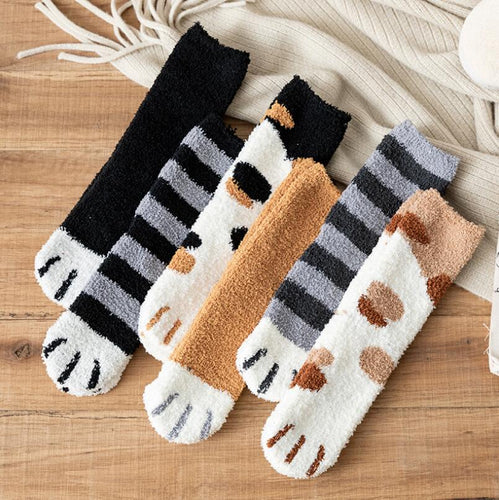 Warme 'Katten Klauw' sokken